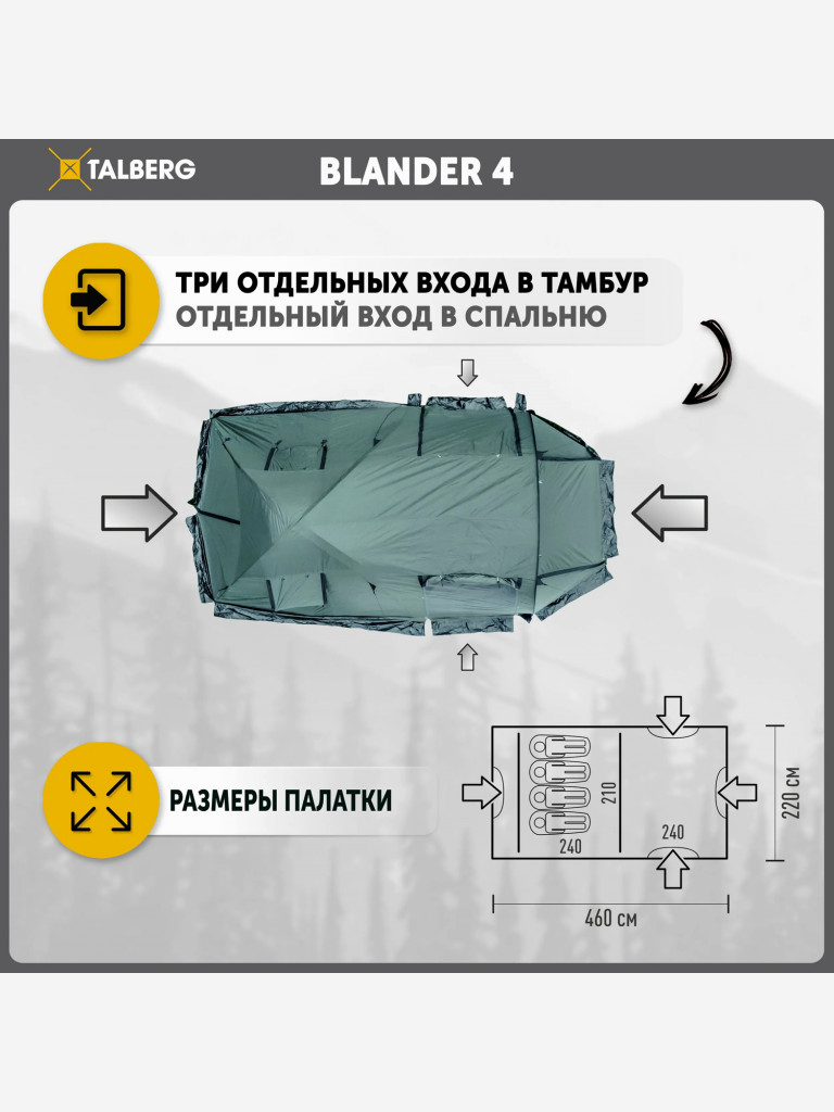 Палатка Talberg BLANDER 4