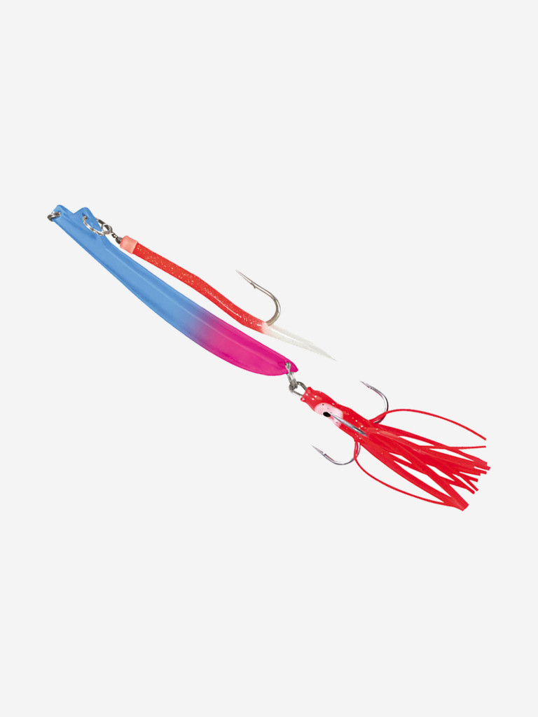 Пилькер Stinger BiColor Pilk 500 g/грамм #5 Fl.Blue-Fl.Pink/GLOW #10 (приманка для морской рыбалки)