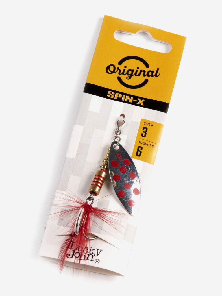 Блесна вращающаяся Lucky John SPIN X LONG 3, вес 6 г