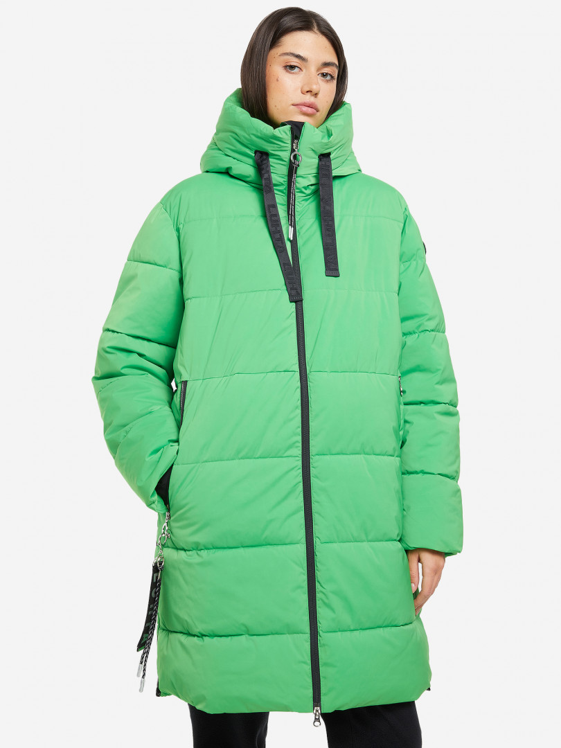 фото Пальто утепленное женское luhta hellanmaa, зеленый