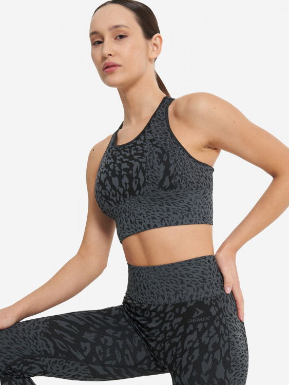 Топ бра спортивный Demix HighFlow Yoga Seamless Longline