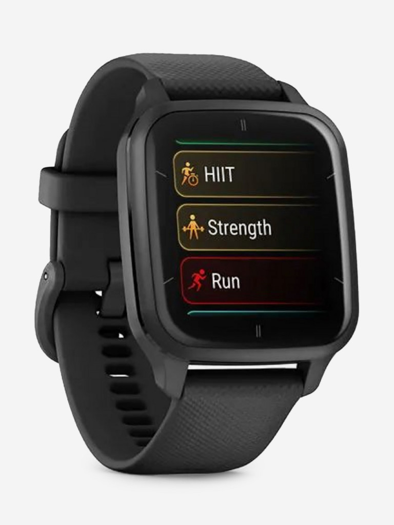 Часы Garmin Venu Sq 2 Music Edition черные с серым алюминиевым безелем 010-02700-10