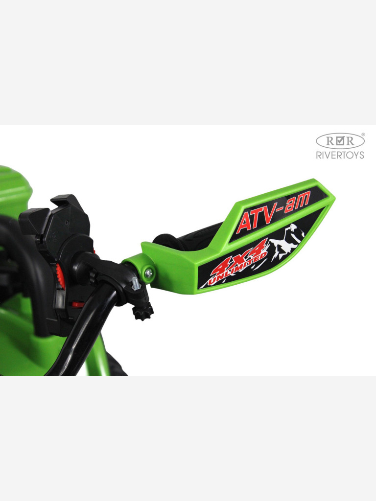 Детский электроквадроцикл RIVERTOYS Z111ZZ зеленый