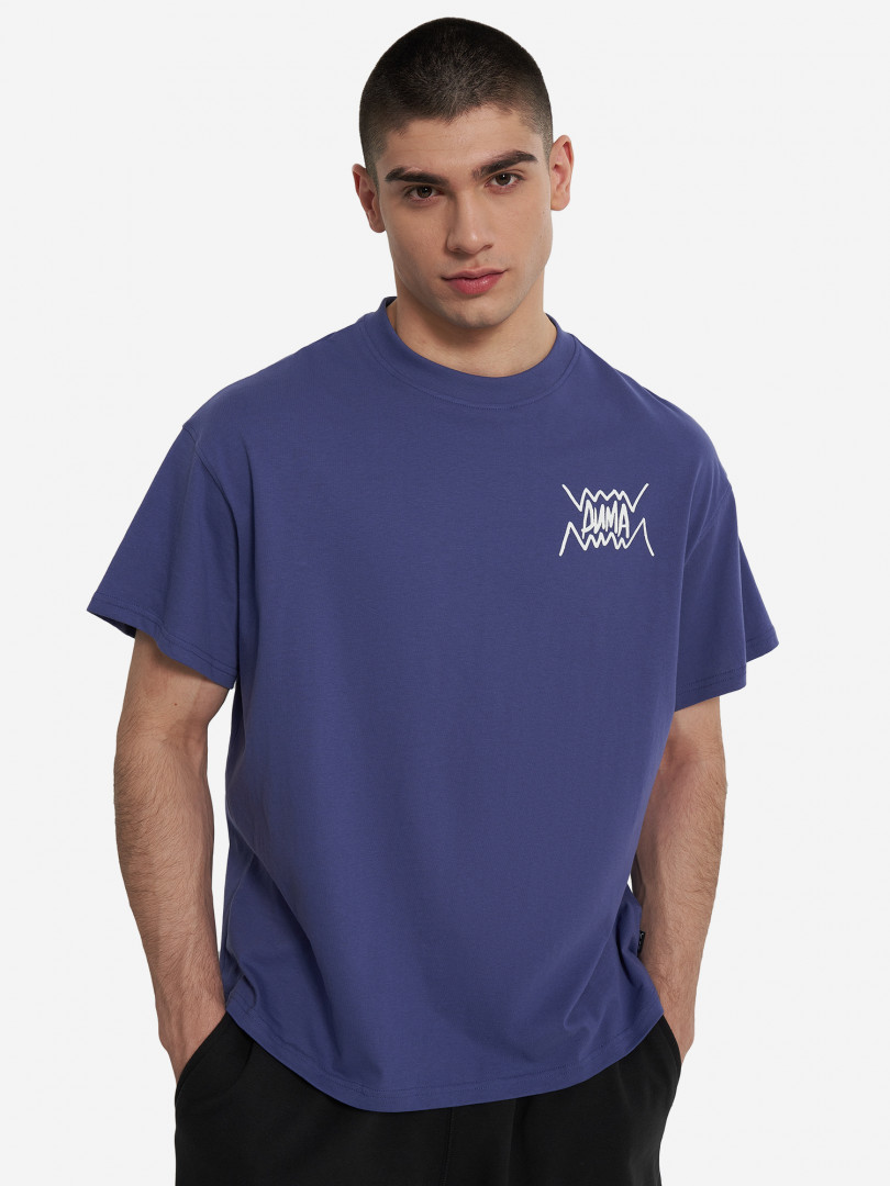 Футболка мужская оверсайз PUMA Голубой 2249₽