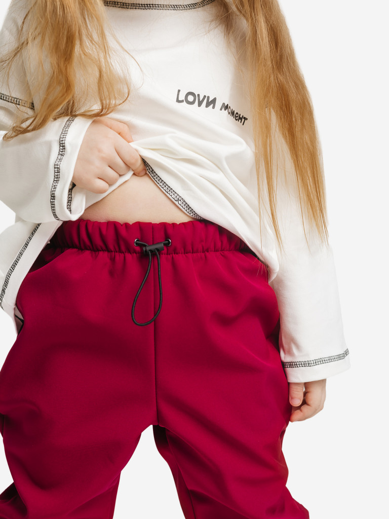 Штаны непромокаемые демисезонные Sherysheff В25277 Бордовый