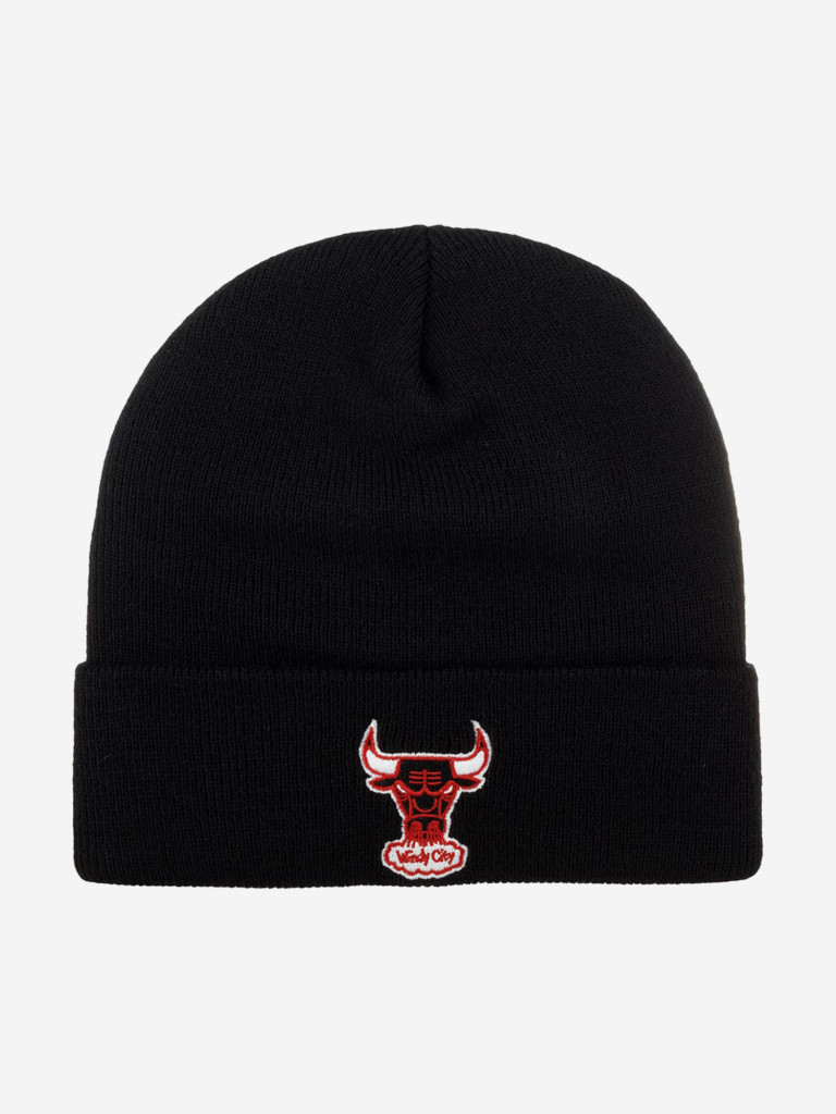 Шапка с отворотом MITCHELL NESS KTCFFH21HW017-CBUBLCK Chicago Bulls NBA