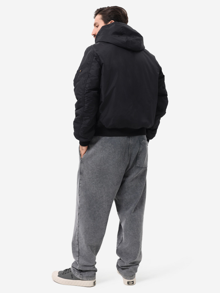 Бомбер утепленный мужской MA-1 Hooded Logo Oxford Alpha Industries