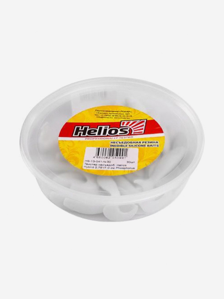 Мягкая приманка Helios Hybrid, 3,15" / 8,0 см, Phosphorus, 30 штук (HS-14-041-N-30)