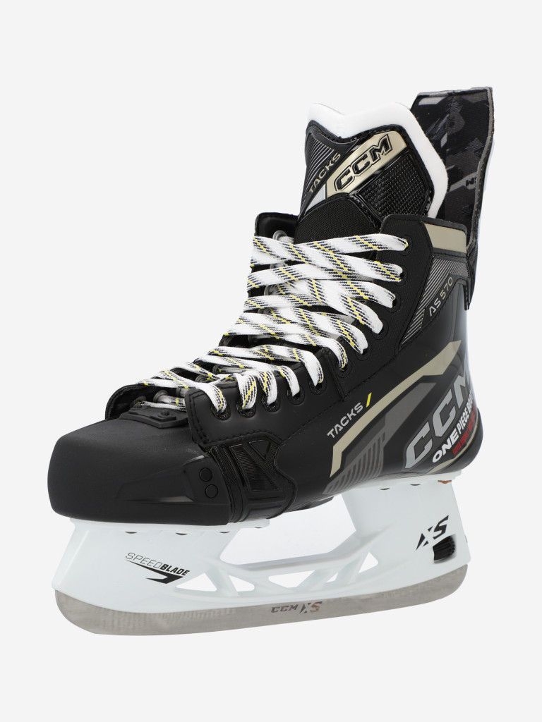 Коньки хоккейные CCM Tacks AS570 SR черный цвет — купить за 34559 руб