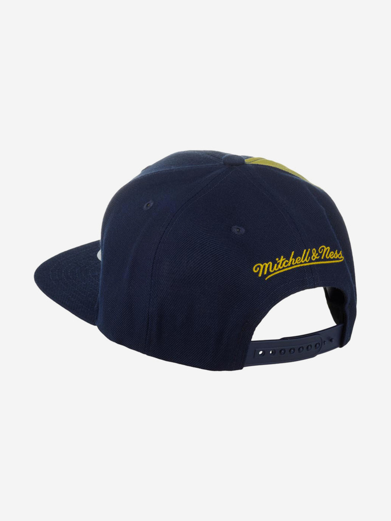 Бейсболка с прямым козырьком MITCHELL NESS HHSS2991-DNUYYPPPNAVY Denver Nuggets NBA