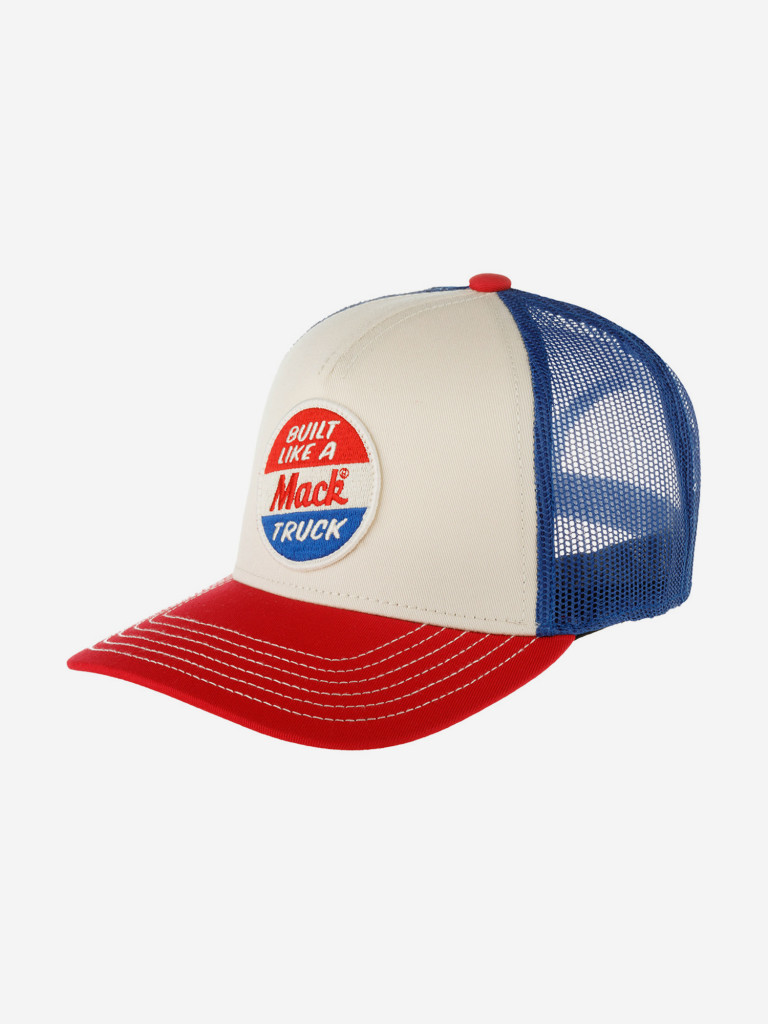 Бейсболка с сеточкой AMERICAN NEEDLE 22005B-MACKT Mack Truck Twill Valin Patch (бежевый)