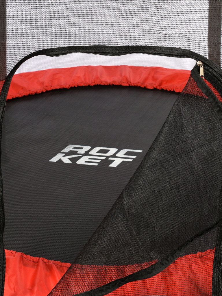 Батут ROCKET, d=140, внешняя сетка высотой 88 см., общая высота 122 см. красный