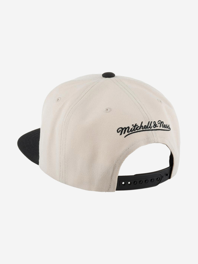 Бейсболка с прямым козырьком MITCHELL NESS 6HSSSH22085-BBNOFWH Boston Bruins NHL (бежевый)