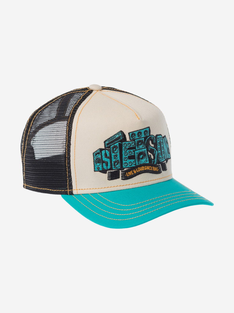 Бейсболка с сеточкой STETSON 7741121K TRUCKER CAP SOUNDBOX (бежевый)