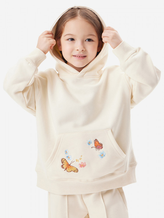 Худи с вышивкой для девочек TOTTI KIDS