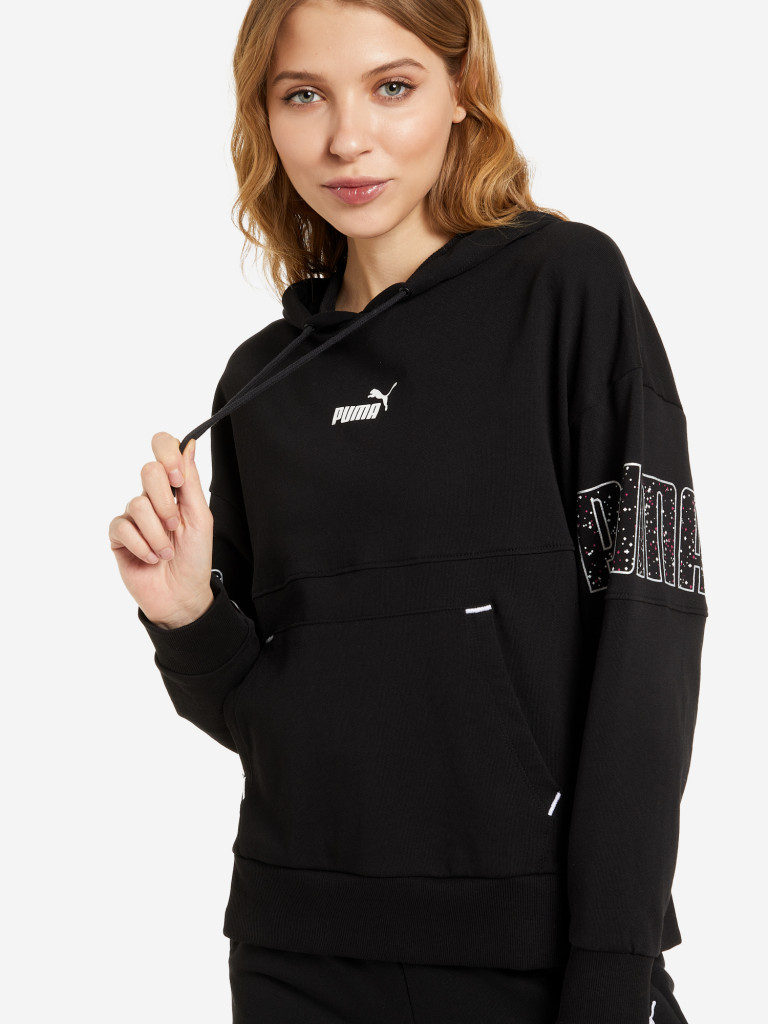 Худи женское PUMA Power Colorblock Stardust