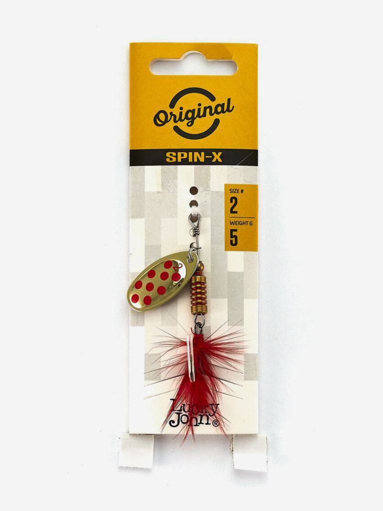 Блесна вращающаяся Lucky John SPIN X ROUND 02, вес 5 г