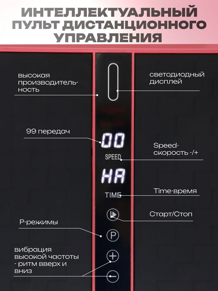 Виброплатформа Fitnesslive для похудения модель 104 цвет розовый