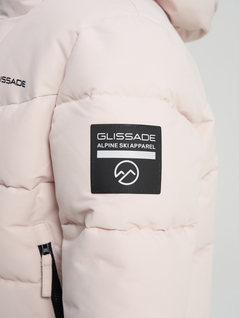 Пуховик мембранный для девочек Glissade