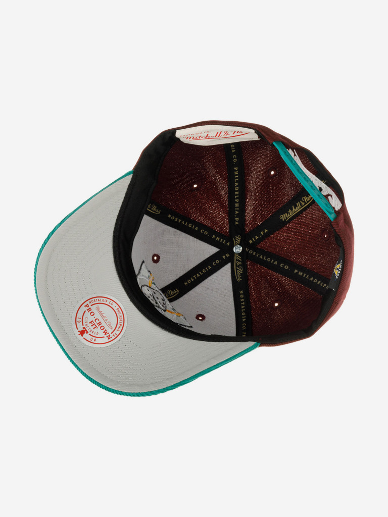 Бейсболка MITCHELL NESS HP7975-ADUPURP Anaheim Ducks NHL (малиновый)
