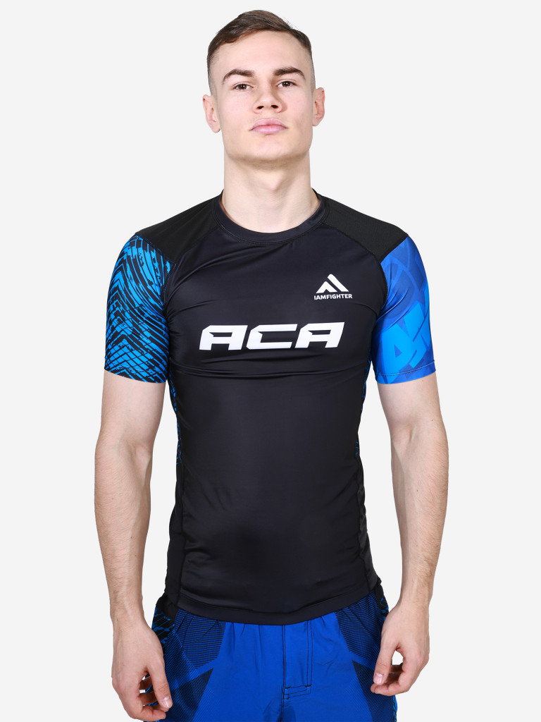 Рашгард с коротким рукавом ACA&IAMFIGHTER