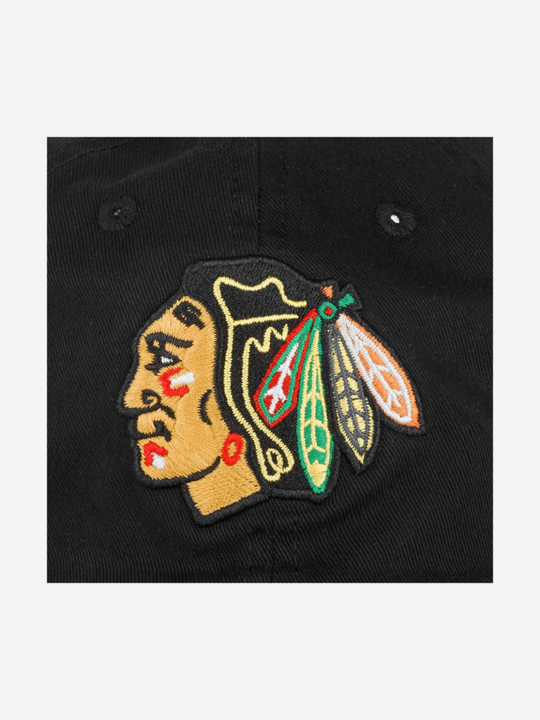Бейсболка AMERICAN NEEDLE 40742A-CBH Chicago Blackhawks Blue Line NHL (черный)