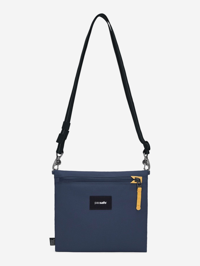 Сумка антивор Pacsafe GO crossbody pouch, синий, 3,5 л.