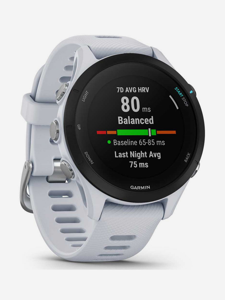 Спортивные часы Garmin Forerunner 255S Music с белымремешком