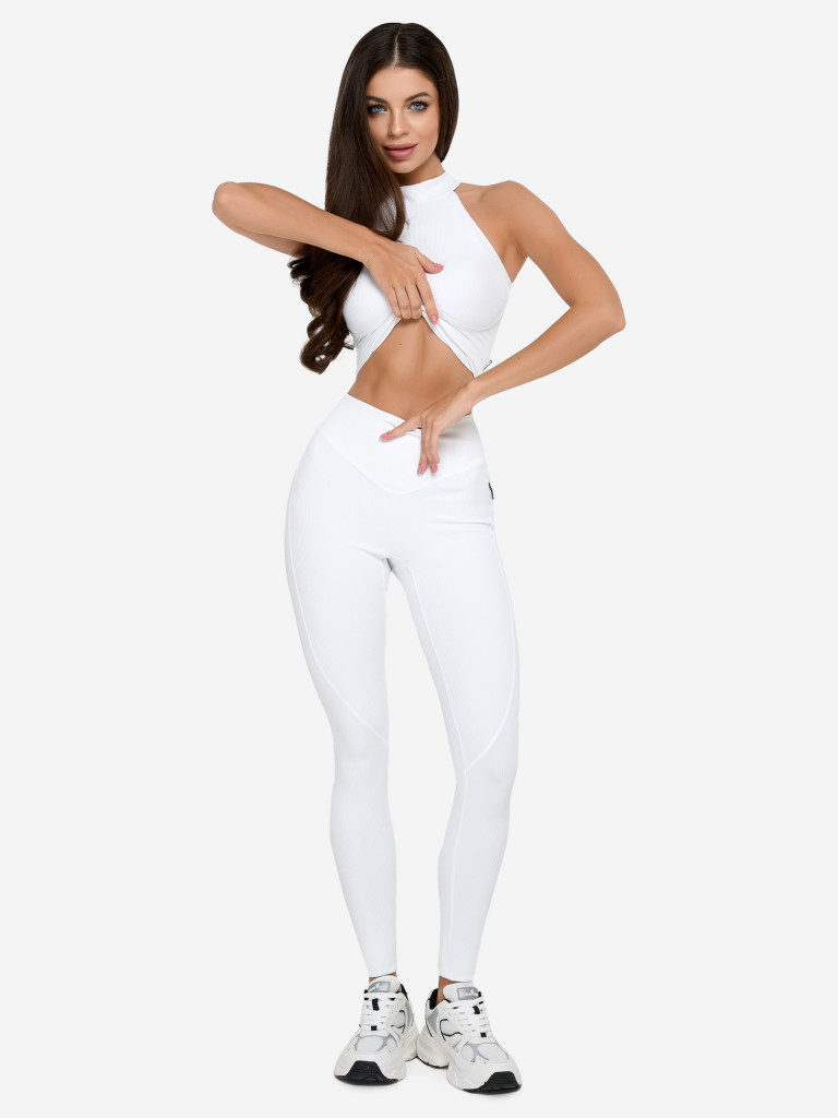 Спортивный топ Bona Fide: Top "Ribbed White"