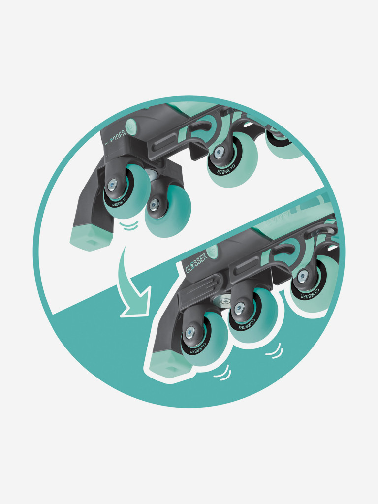 Роликовые коньки Globber LEARNING SKATES 2in1