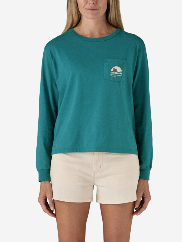 Лонгслив женский Patagonia Organic Drop Shoulder