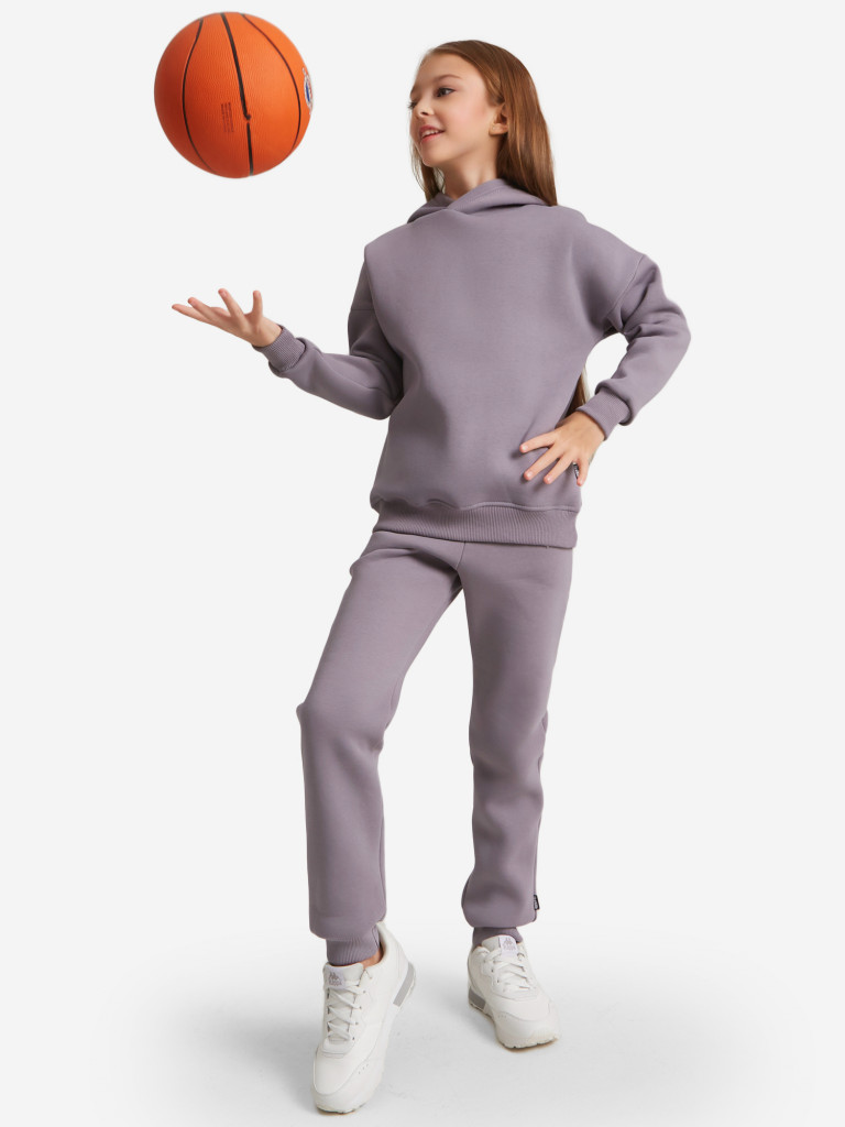 Костюм-двойка из футера начесом для мальчика и девочки Looklie