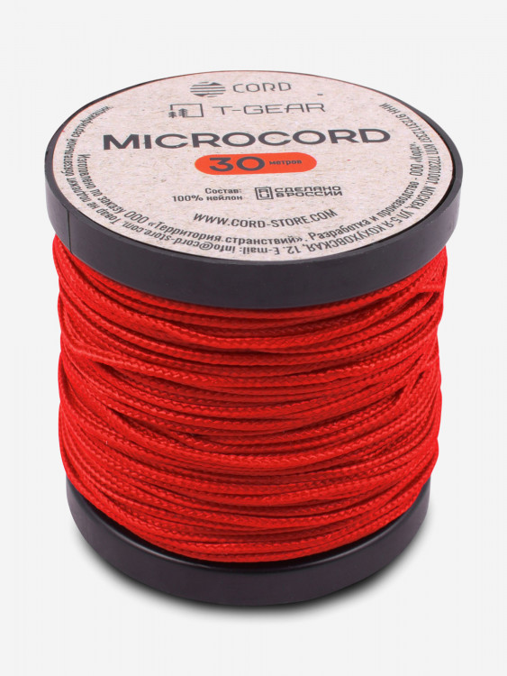 Микрокорд T-Gear x CORD nylon катушка 30м (Red)