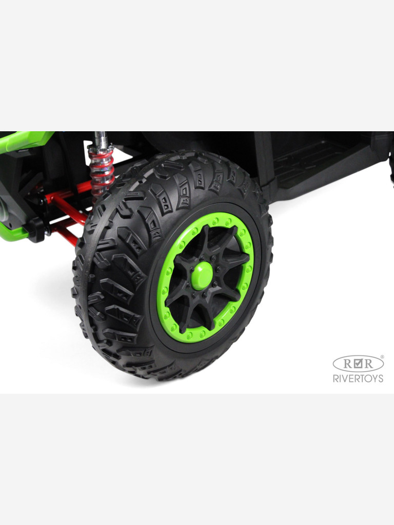 Детский электроквадроцикл RIVERTOYS Z111ZZ зеленый