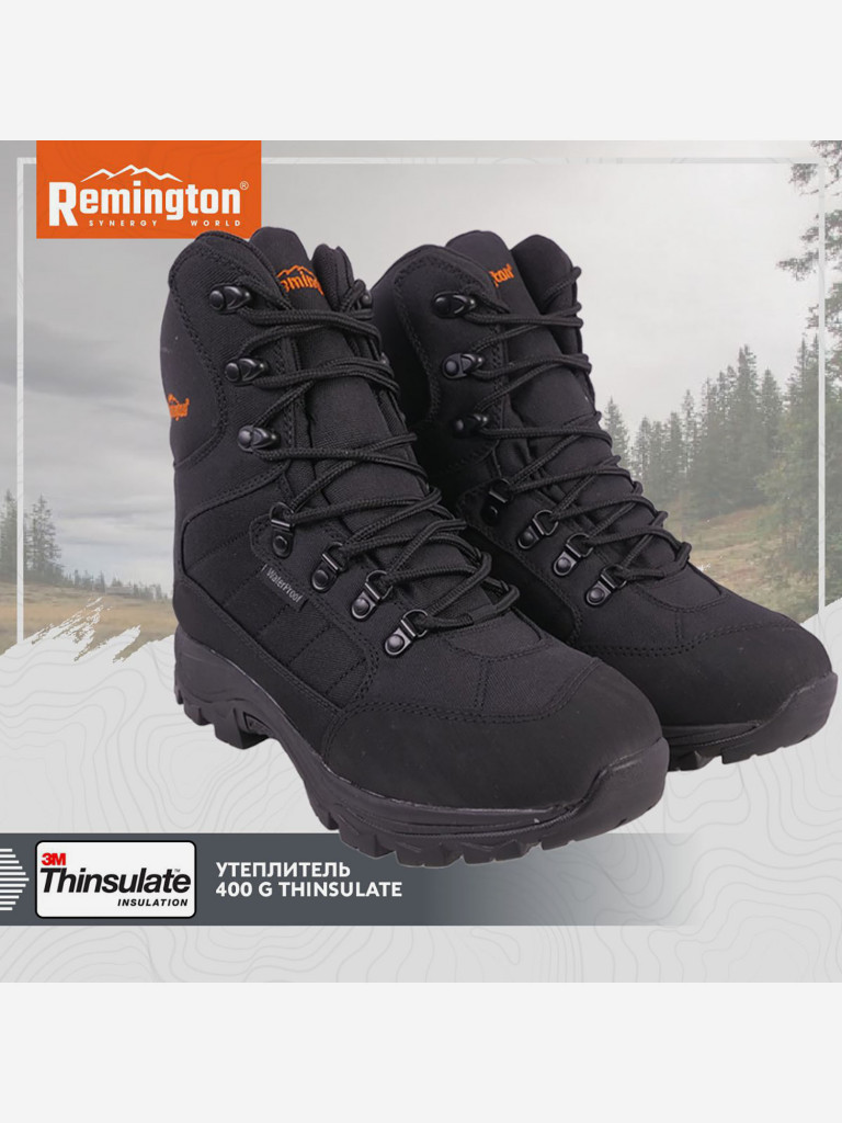 Ботинки Remington Lynx 400g Thinsulate Boots Black