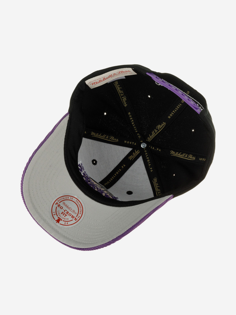 Бейсболка MITCHELL NESS HP7976-LALBLCK Los Angeles Lakers NBA (черный)