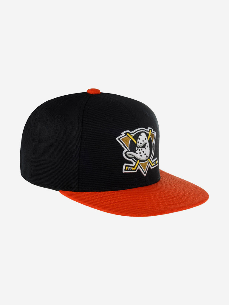 Бейсболка с прямым козырьком AMERICAN NEEDLE 42412B-AMD Anaheim Mighty Ducks 400 Series NHL (черный)