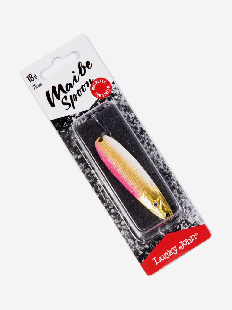 Блесна колеблющаяся Lucky John MAIBE SPOON, длина 75мм, вес 018.0г