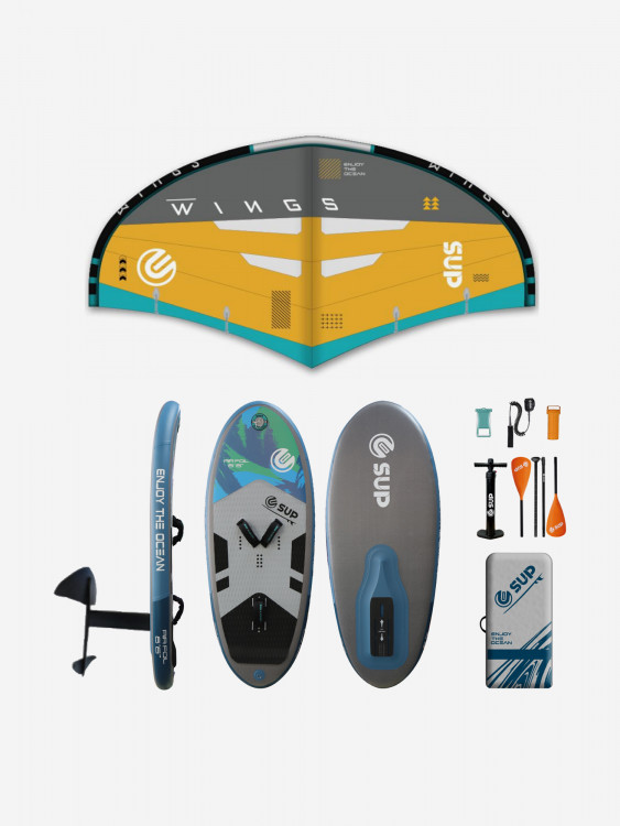 Надувной Фоилборд E-SUP FOILBOARD 196*75*15 см с парусом