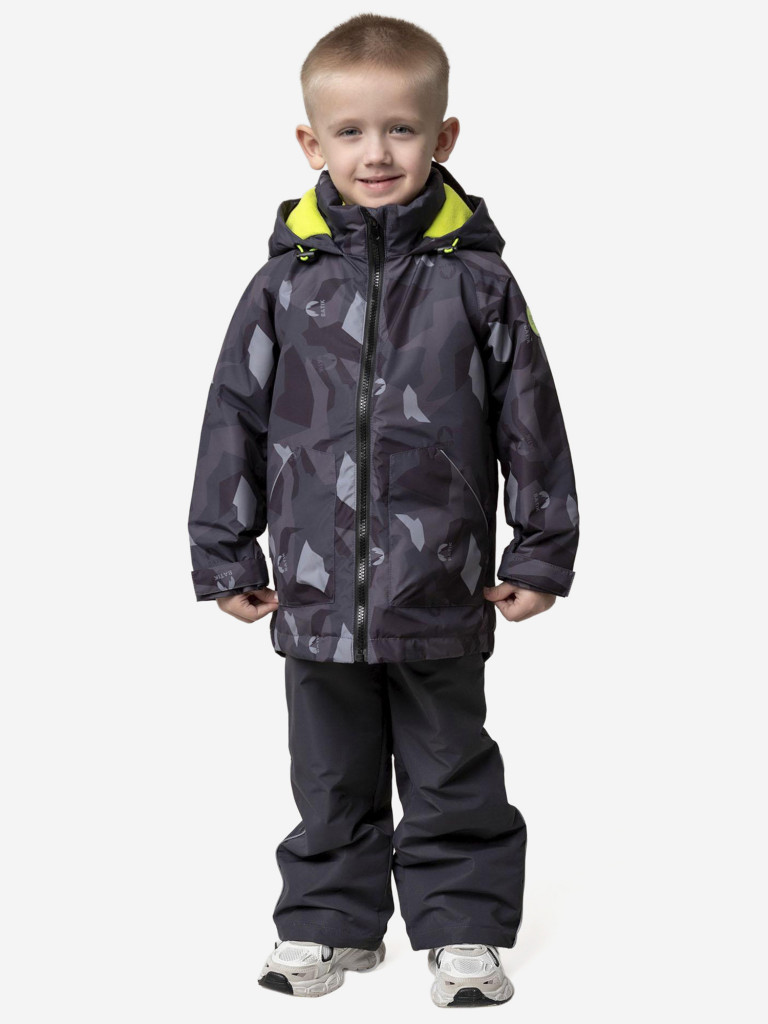 Комплект для мальчика batik Ришар принт серый монохром