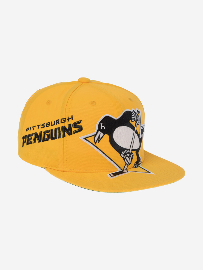 Бейсболка с прямым козырьком MITCHELL NESS HS10520-PPEYELL Pittsburgh Penguins NHL (желтый)