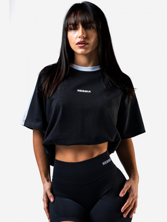 Футболка женская NEBBIA Relaxed Tee POWER 894 Black