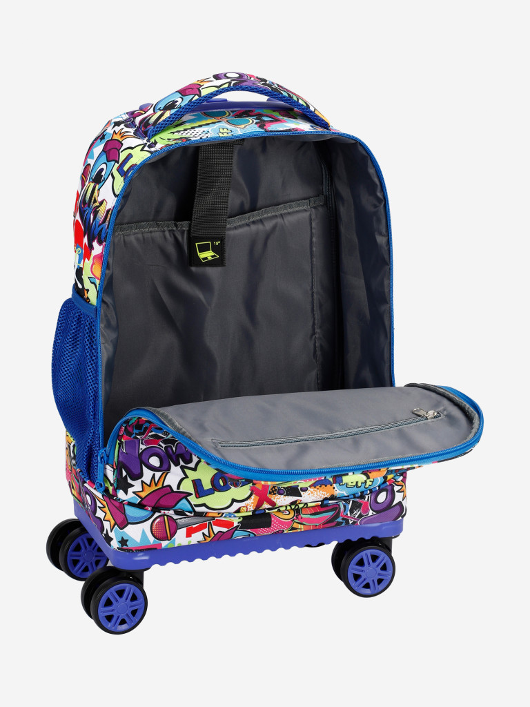 Чемодан детский BEYOND TIME D08 Граффити синий