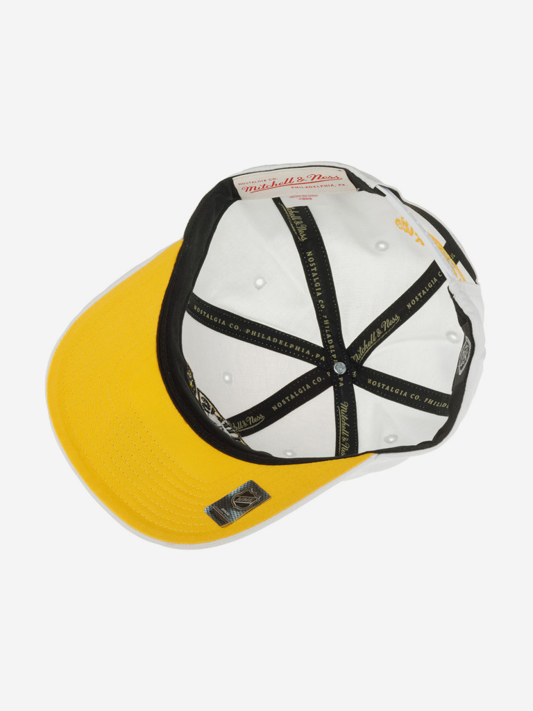 Бейсболка MITCHELL NESS HHSS5758-BBNYYPPPWHIT Boston Bruins NHL (белый)