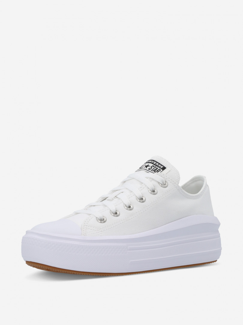 фото Кеды женские converse chuck taylor all star move, белый