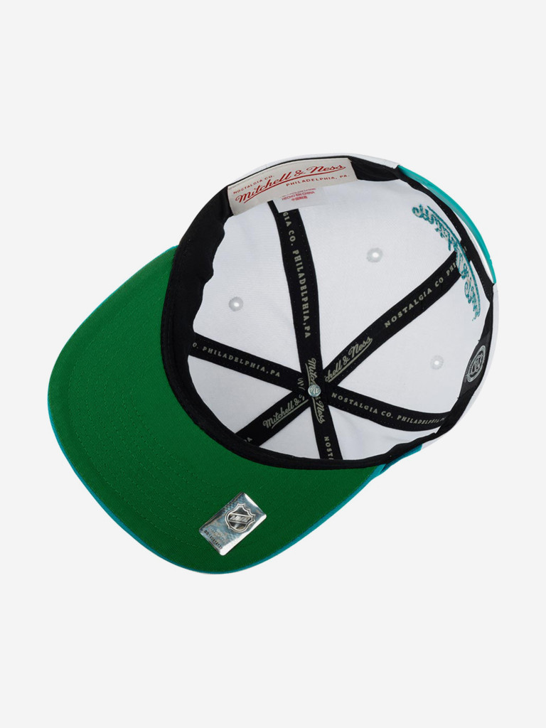 Бейсболка с прямым козырьком MITCHELL NESS 6HSSSH22088-SJSWHIT San Jose Sharks NHL