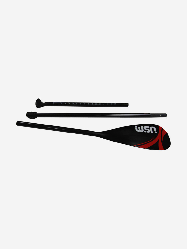 Весло для SUP USM COMPANY карбон-нейлон, красное