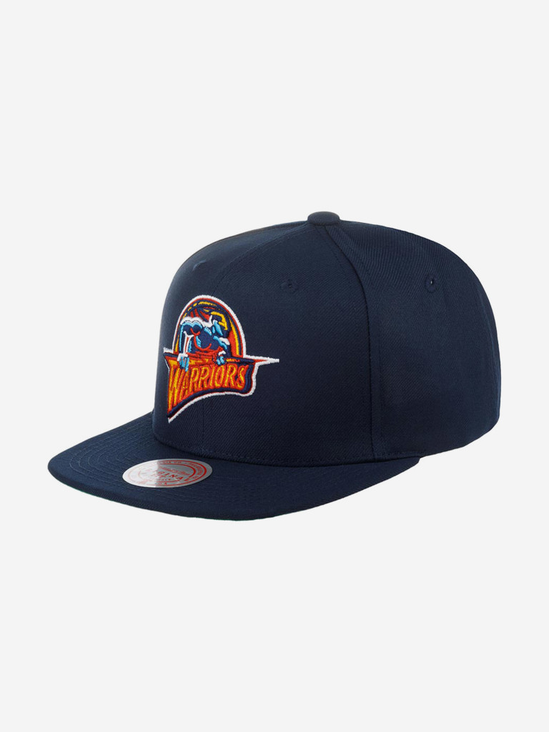 Бейсболка с прямым козырьком MITCHELL NESS HHSS5133-GSWYYPPPNAVY Golden State Warriors NBA (синий)
