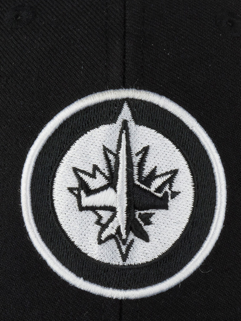 Бейсболка 47 BRAND H-MVP47WBV-BKW Winnipeg Jets NHL (черный)