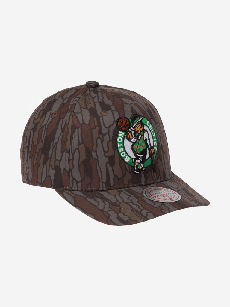Бейсболка MITCHELL NESS HP15007-BCECAMO Boston Celtics NBA